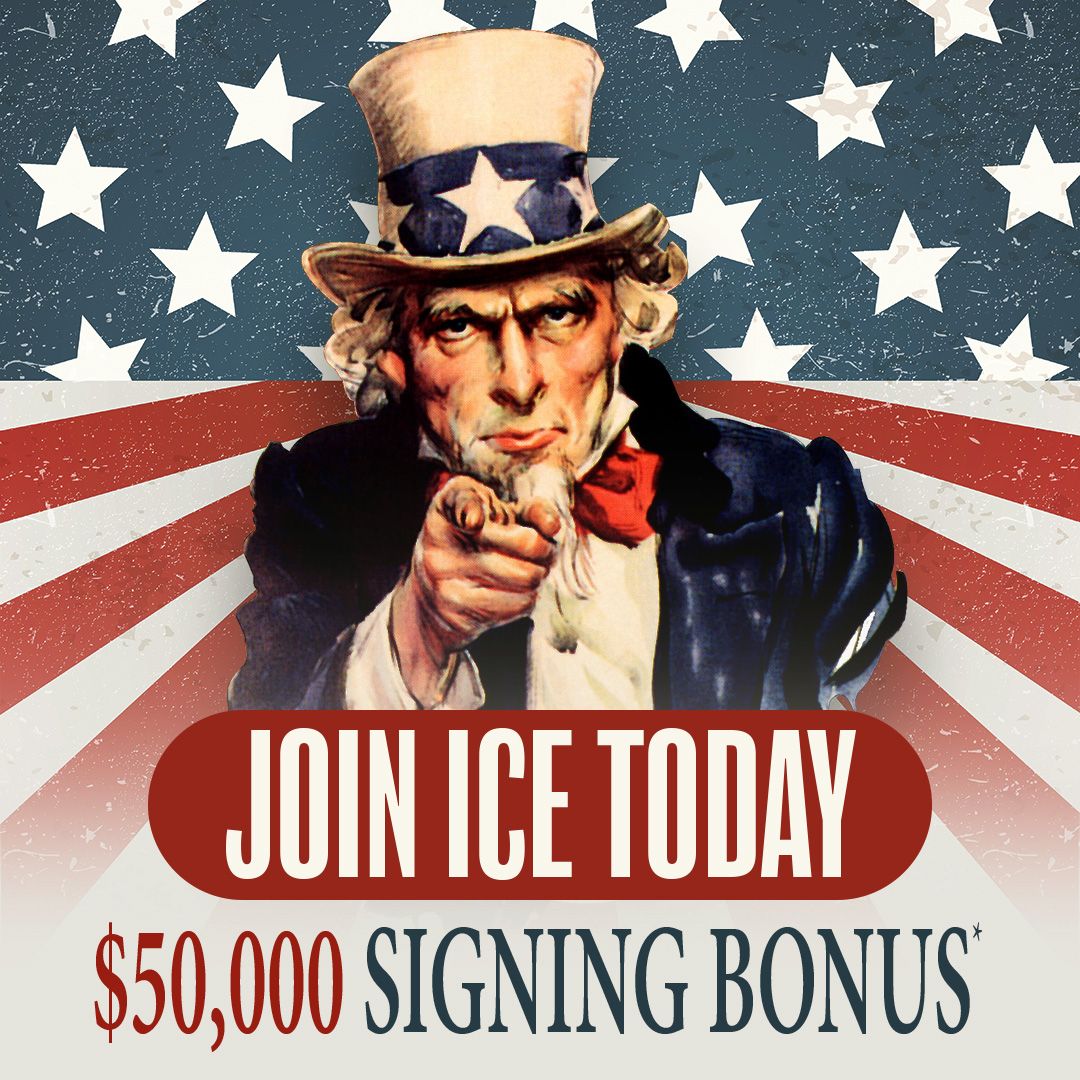 U.S. Immigration and Customs Enforcement (ICE) ad