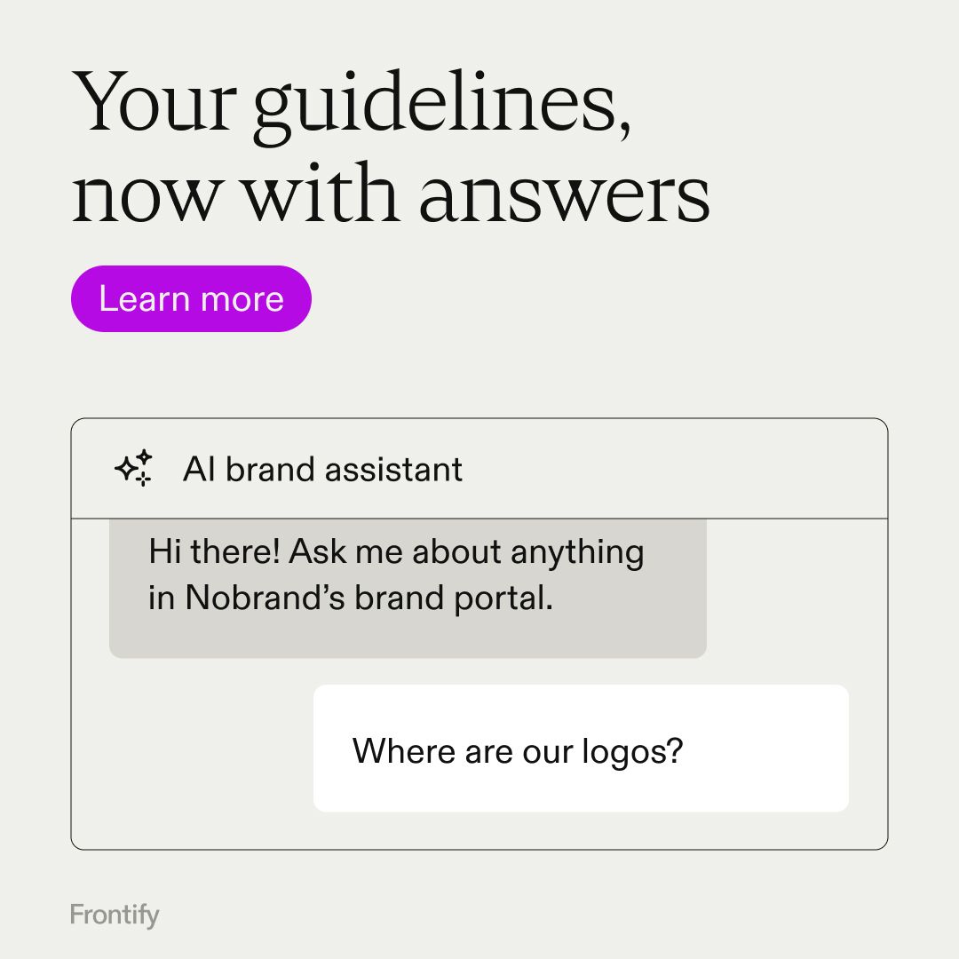 Frontify ad