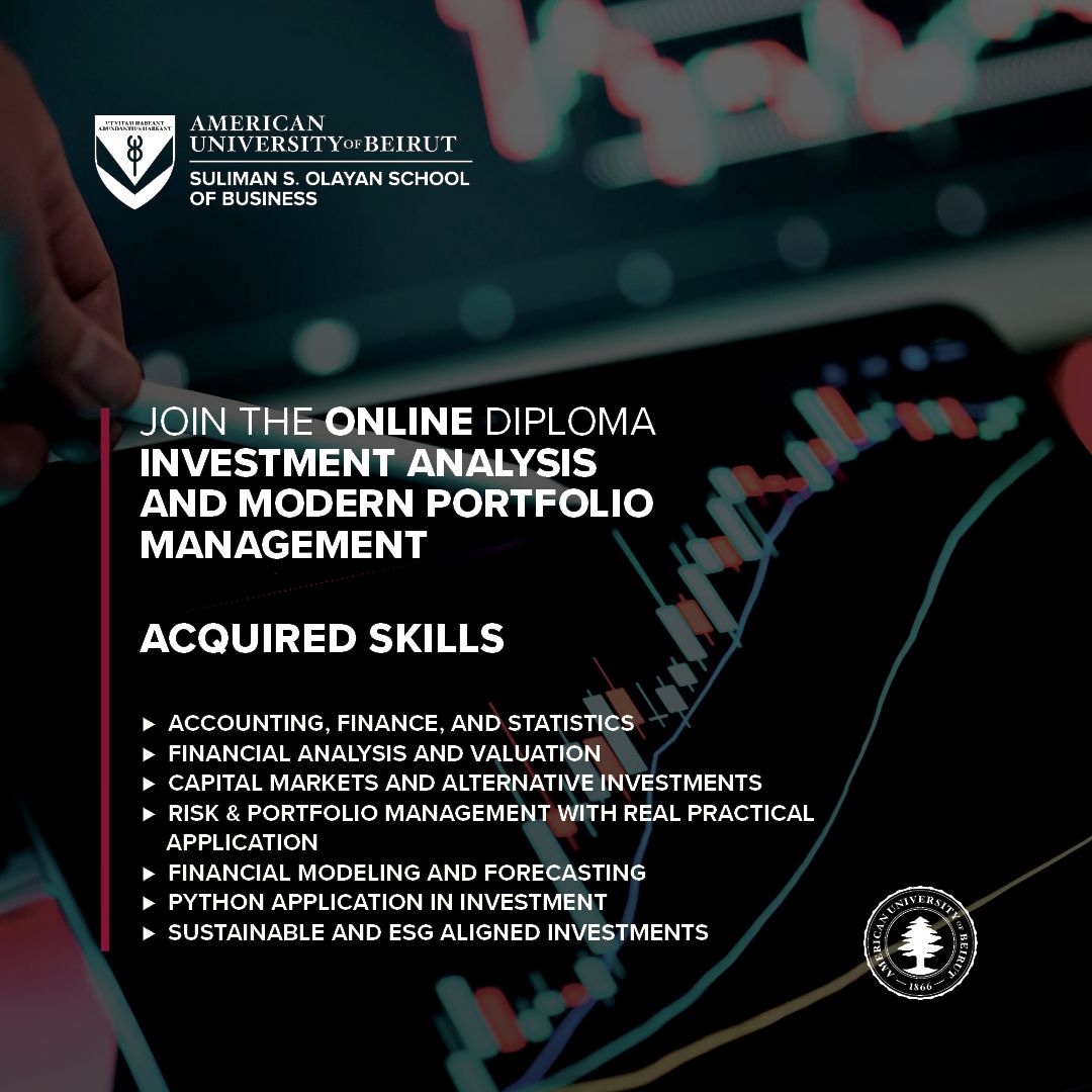 Suliman S. Olayan School of Business at AUB ad