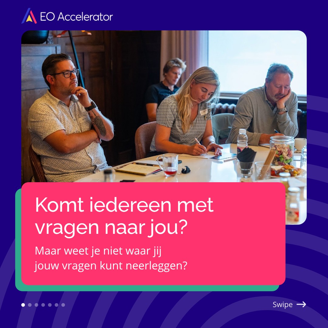 Entrepreneurs’ Organization (EO) Nederland ad