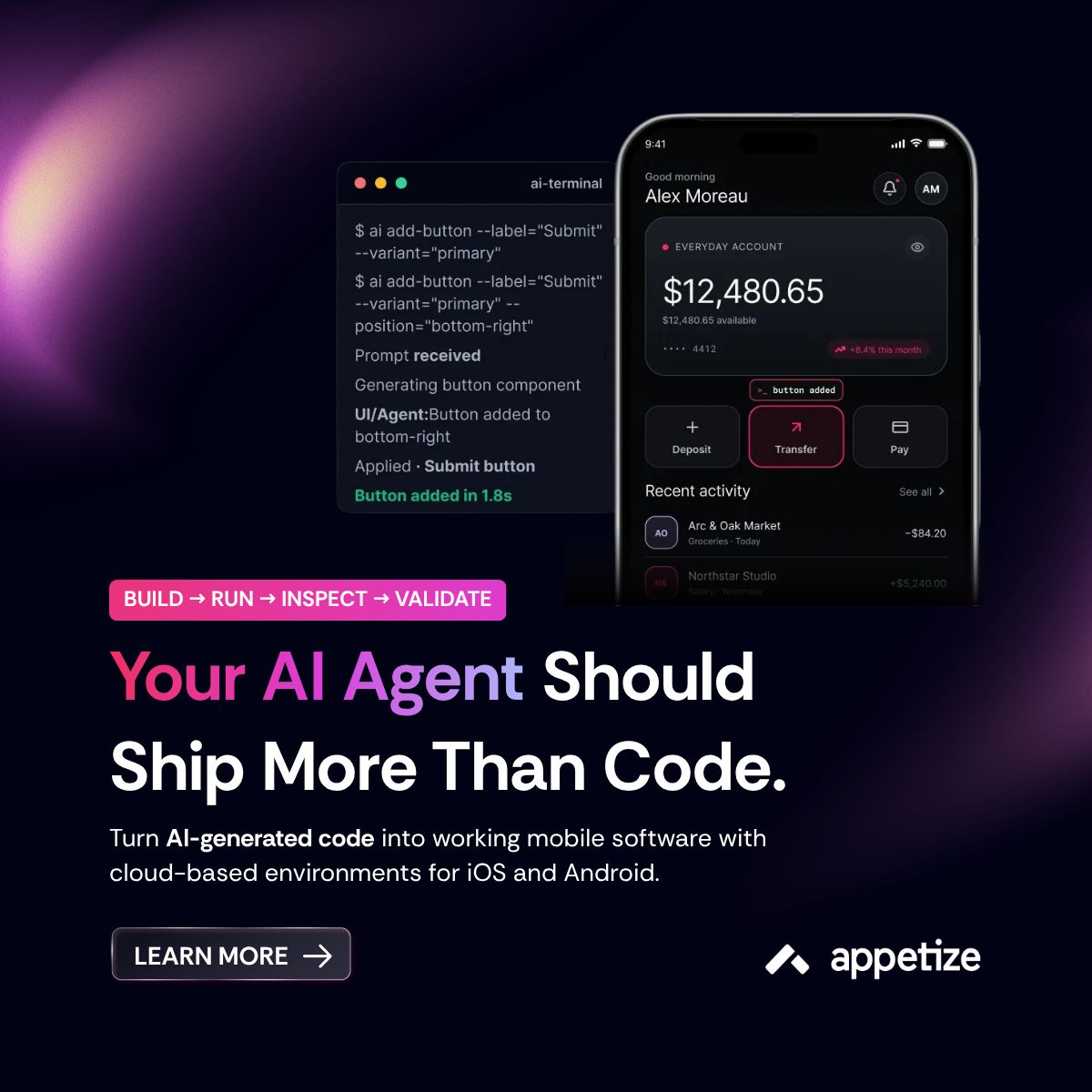 Appetize.io ad