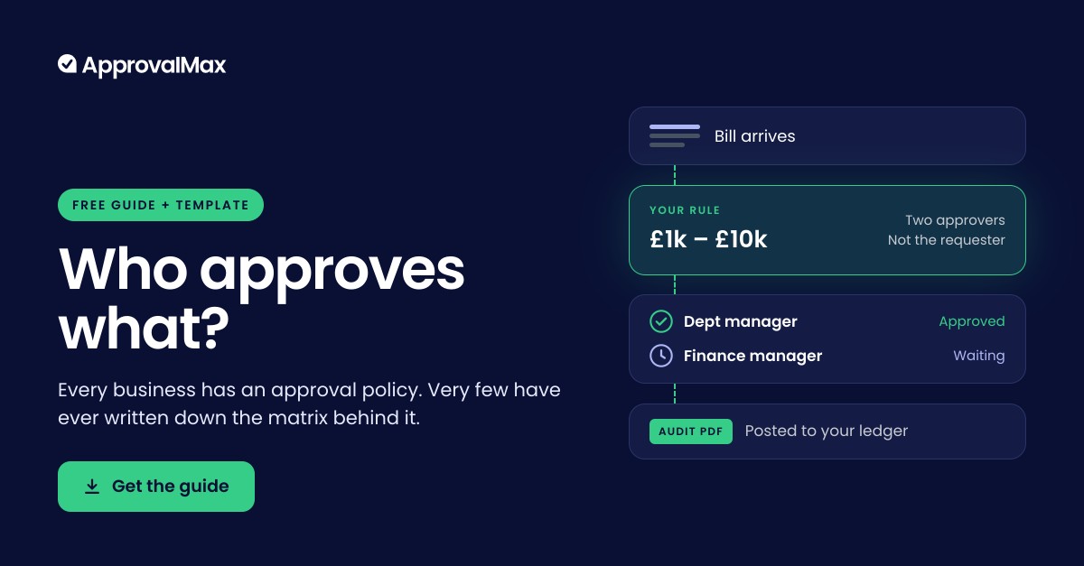 ApprovalMax ad