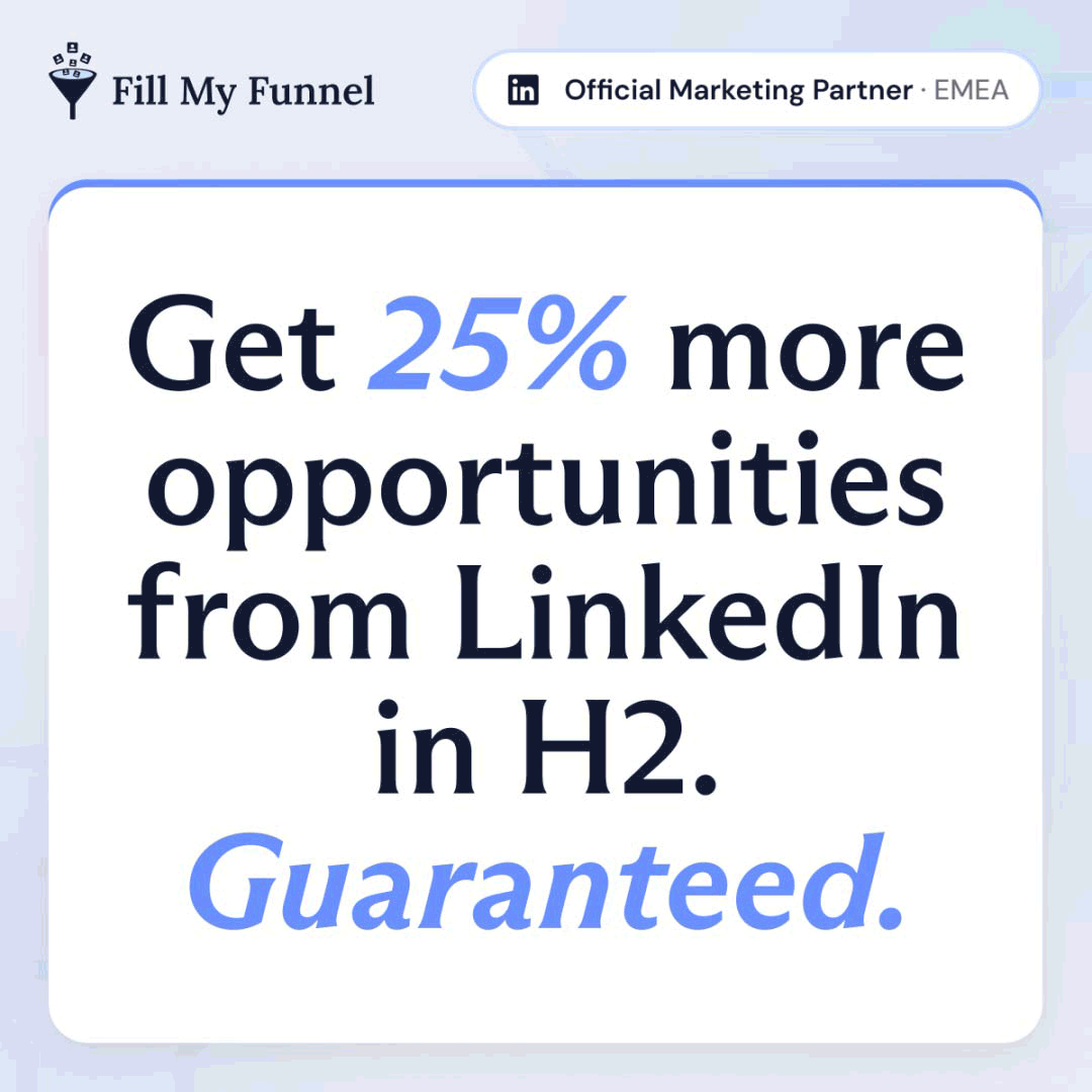 Fill My Funnel - LinkedIn Ads Agency ad