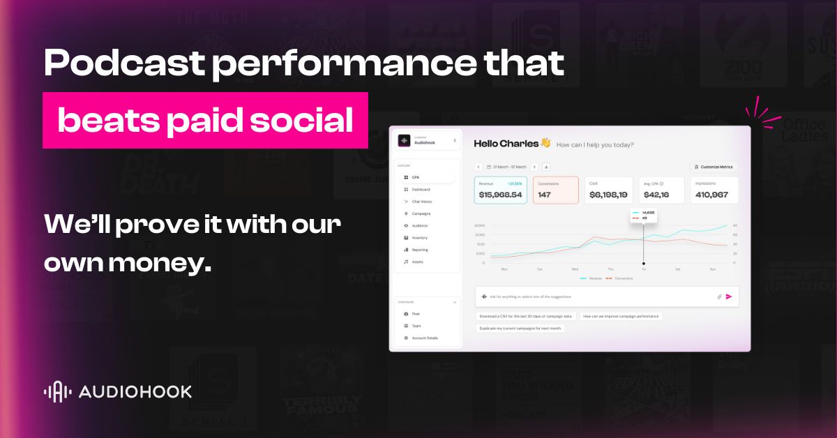 Audiohook ad