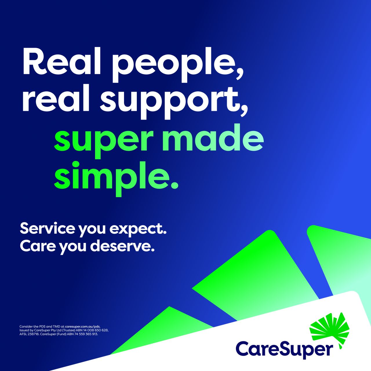 CareSuper ad