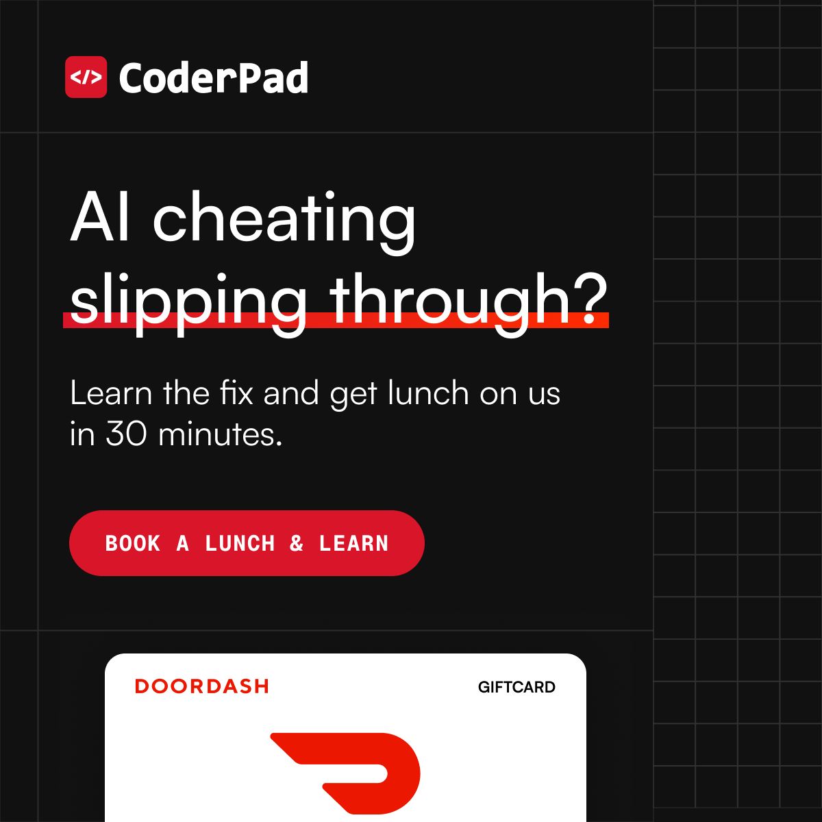 CoderPad ad