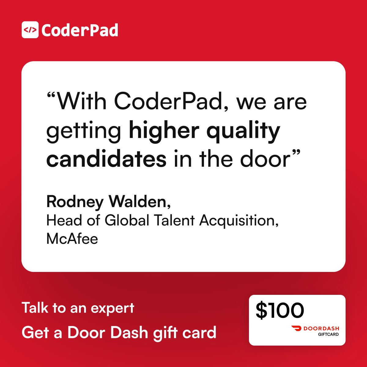 CoderPad ad