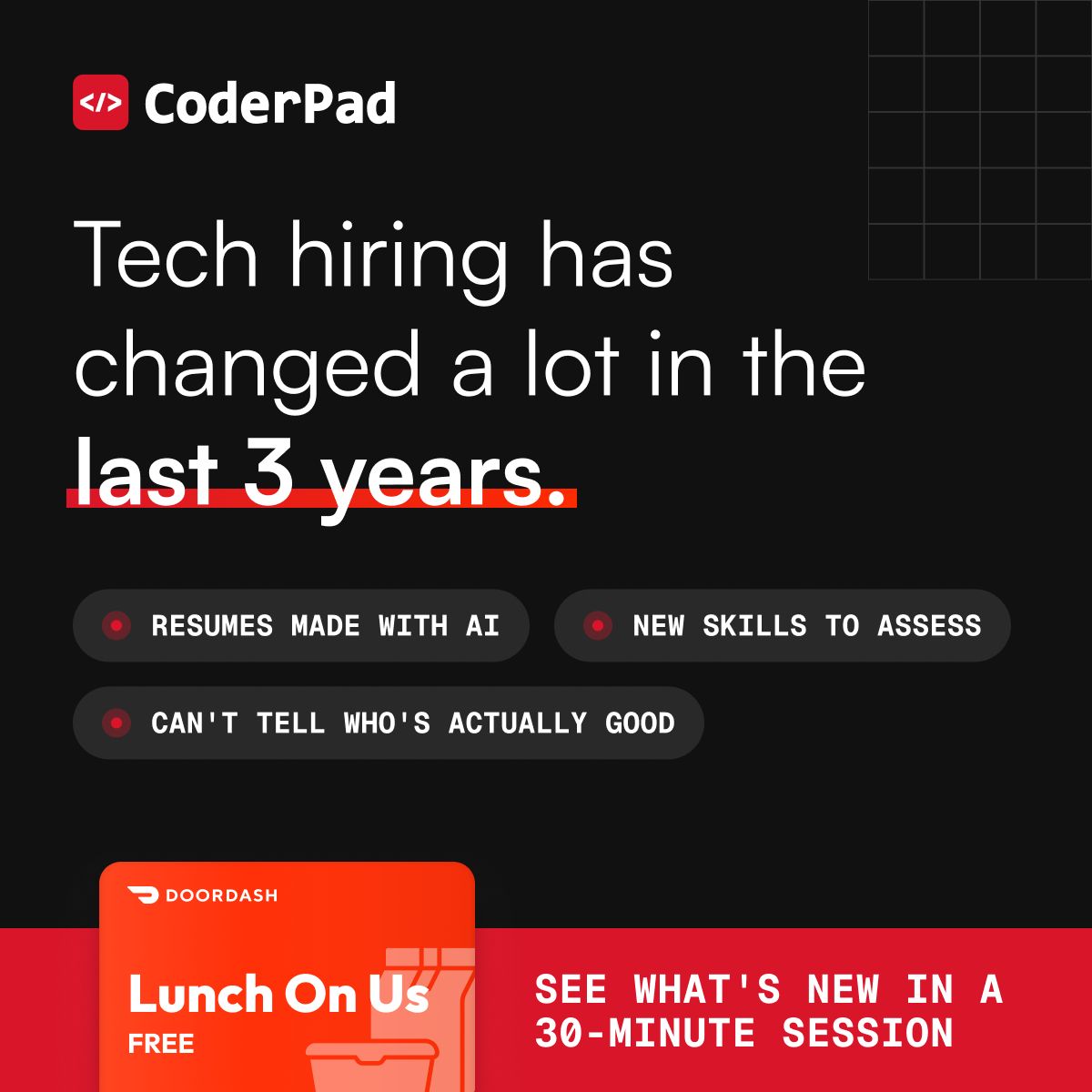 CoderPad ad