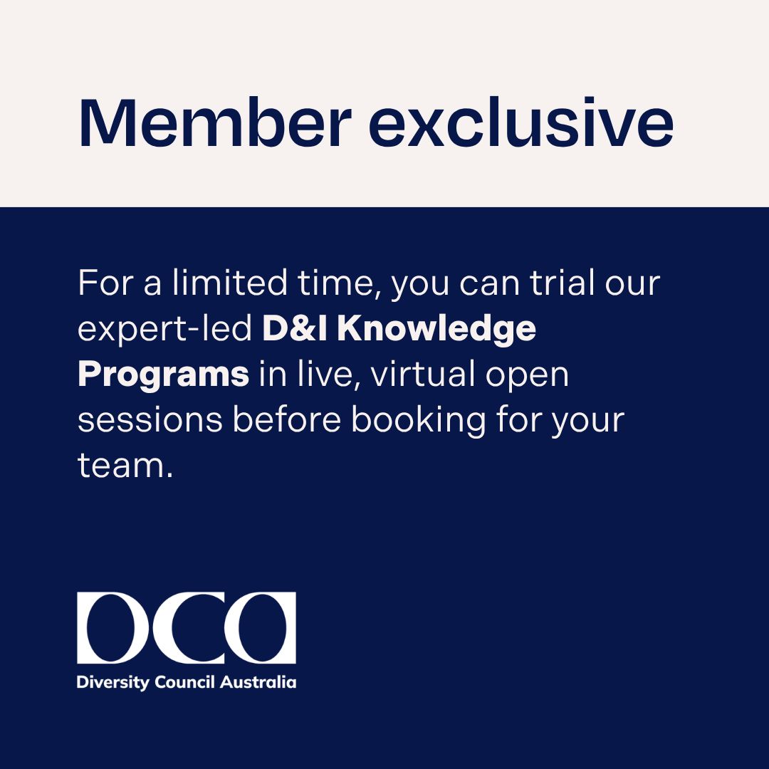 Diversity Council Australia ad