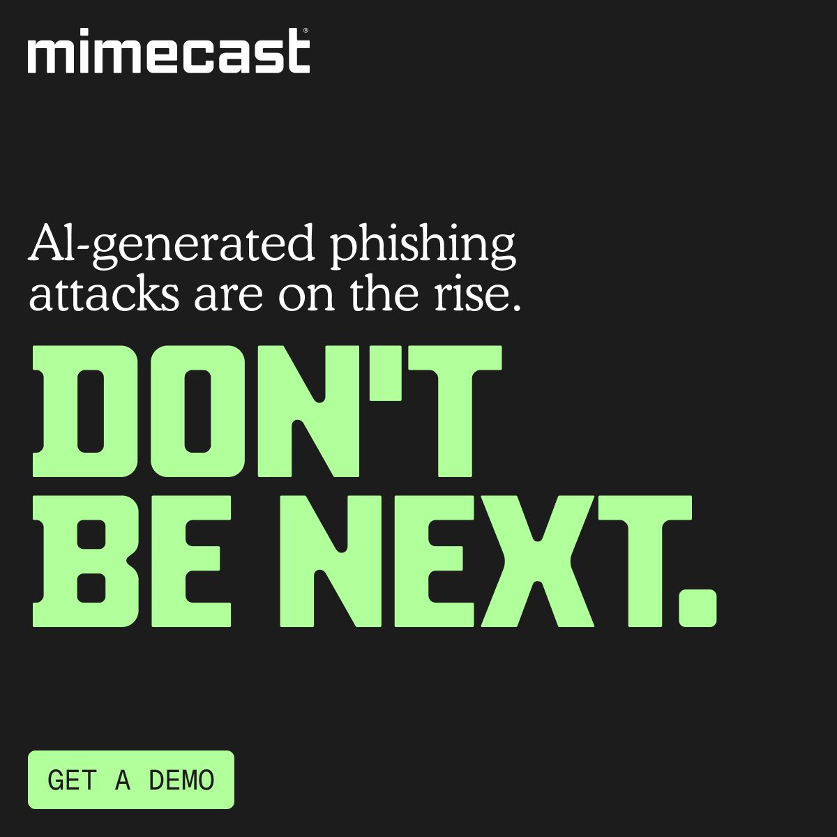 Mimecast ad