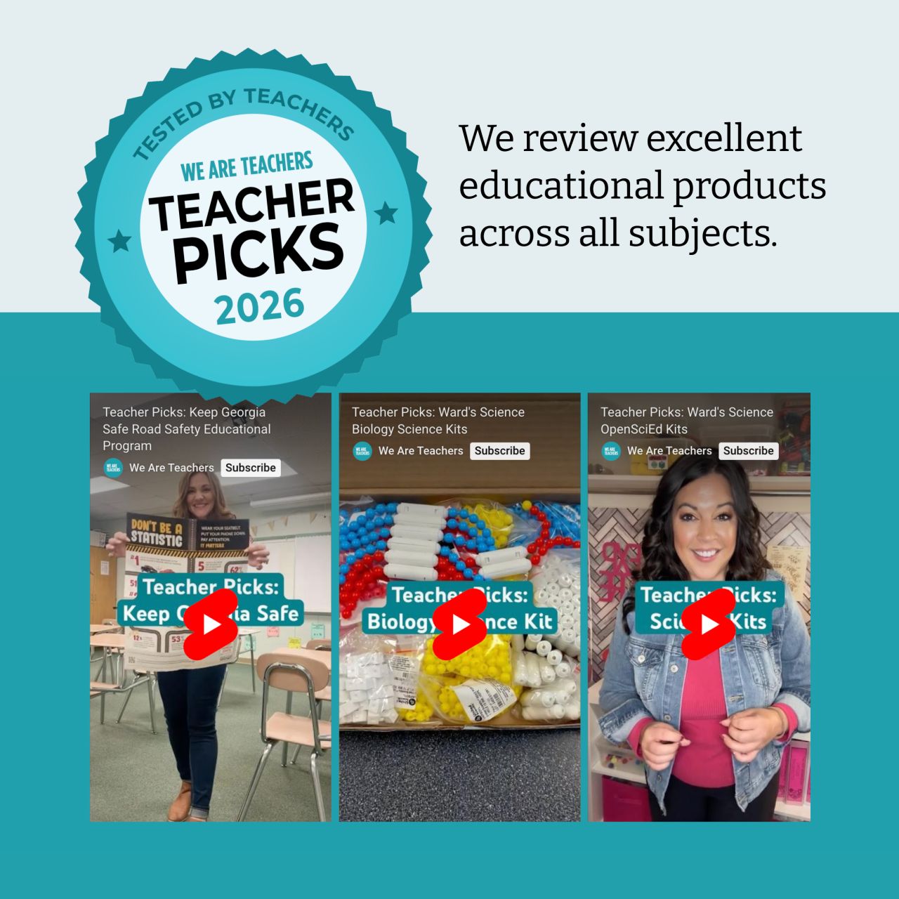 We Are Teachers ad