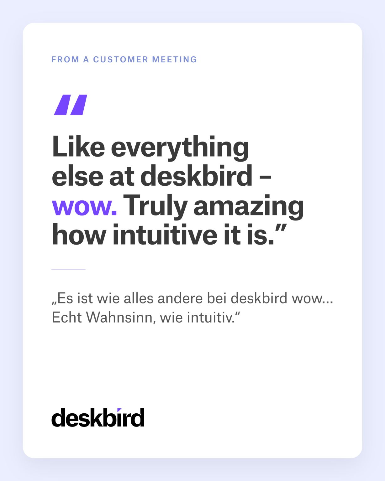 deskbird ad