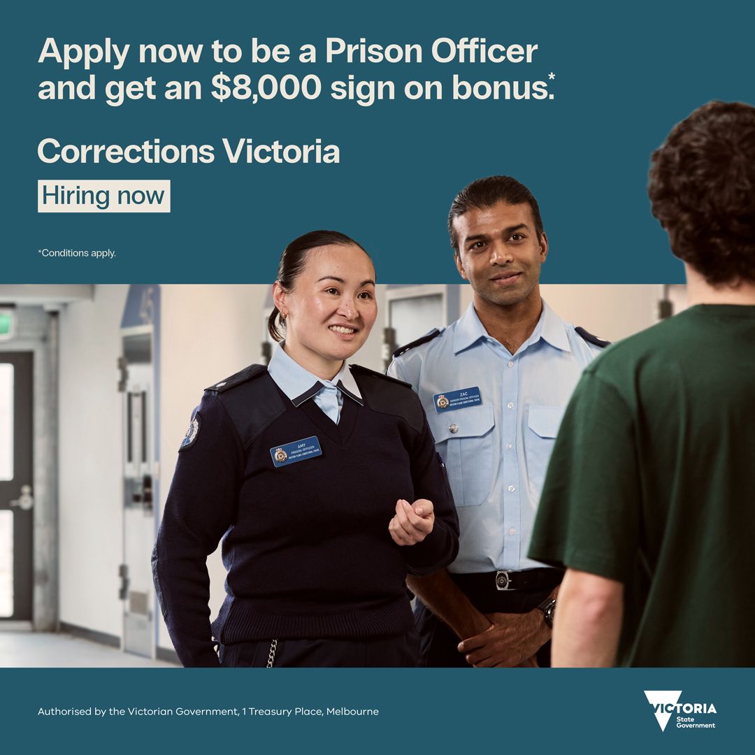 Department of Justice and Community Safety, Victoria ad