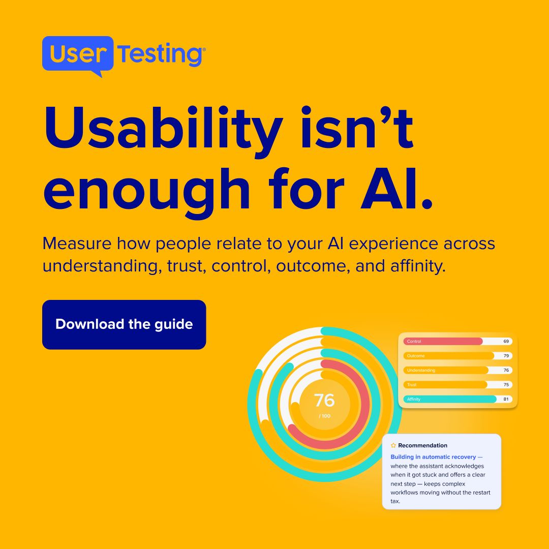 UserTesting by Auros ad