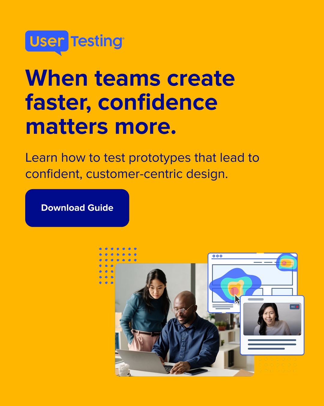 UserTesting by Auros ad