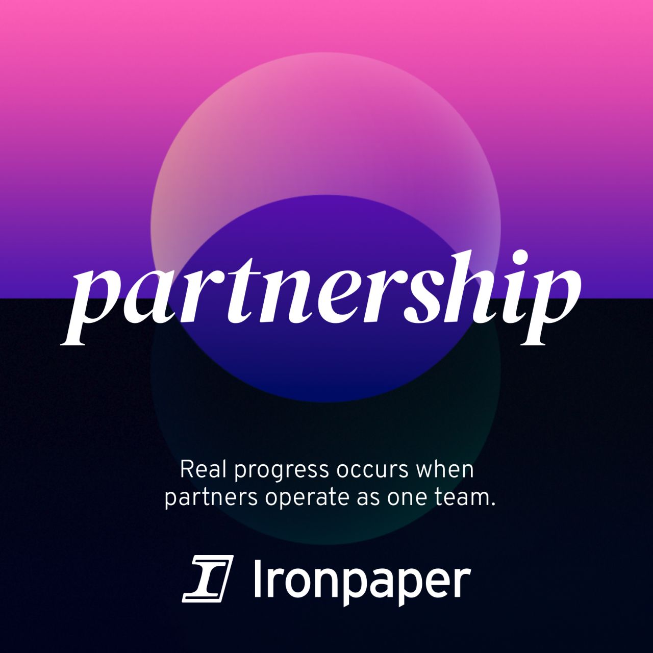 Ironpaper ad