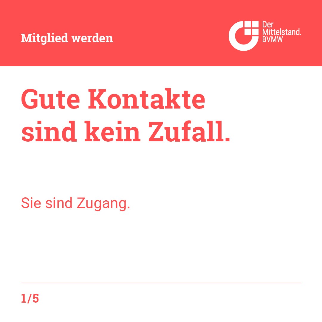 BVMW - Bundesverband mittelständische Wirtschaft e.V. ad