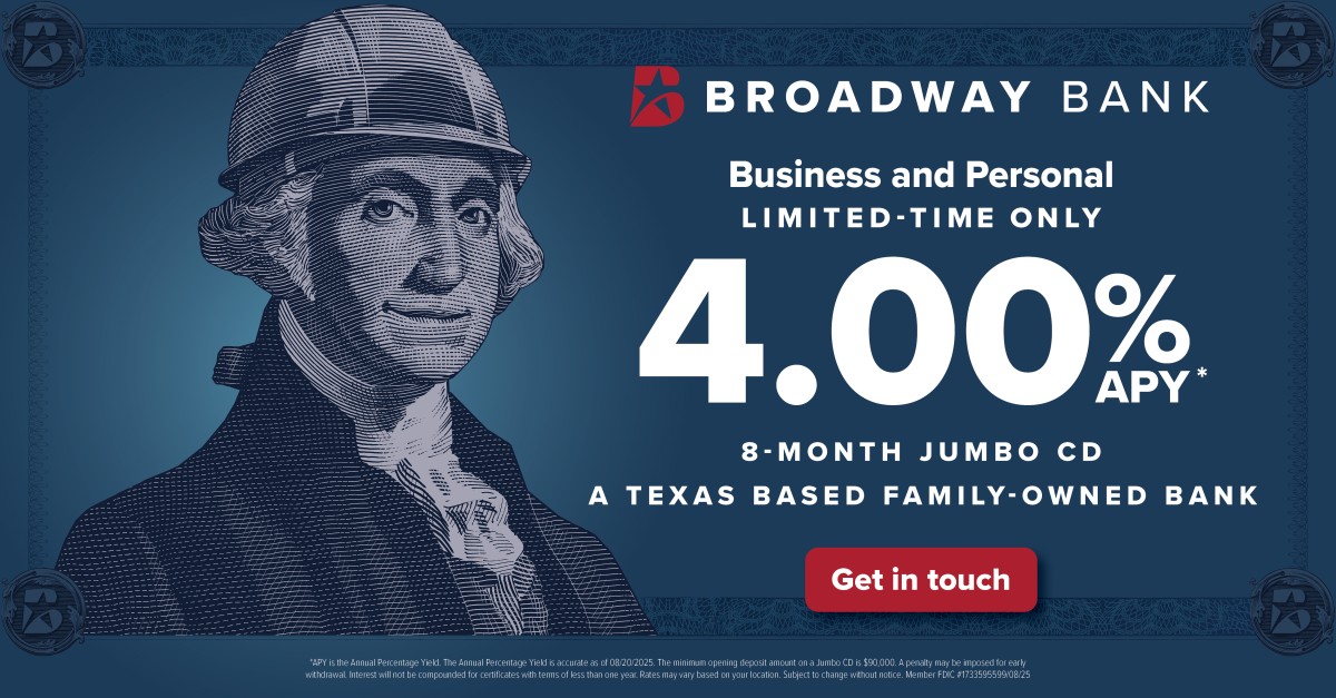 Broadway Bank ad