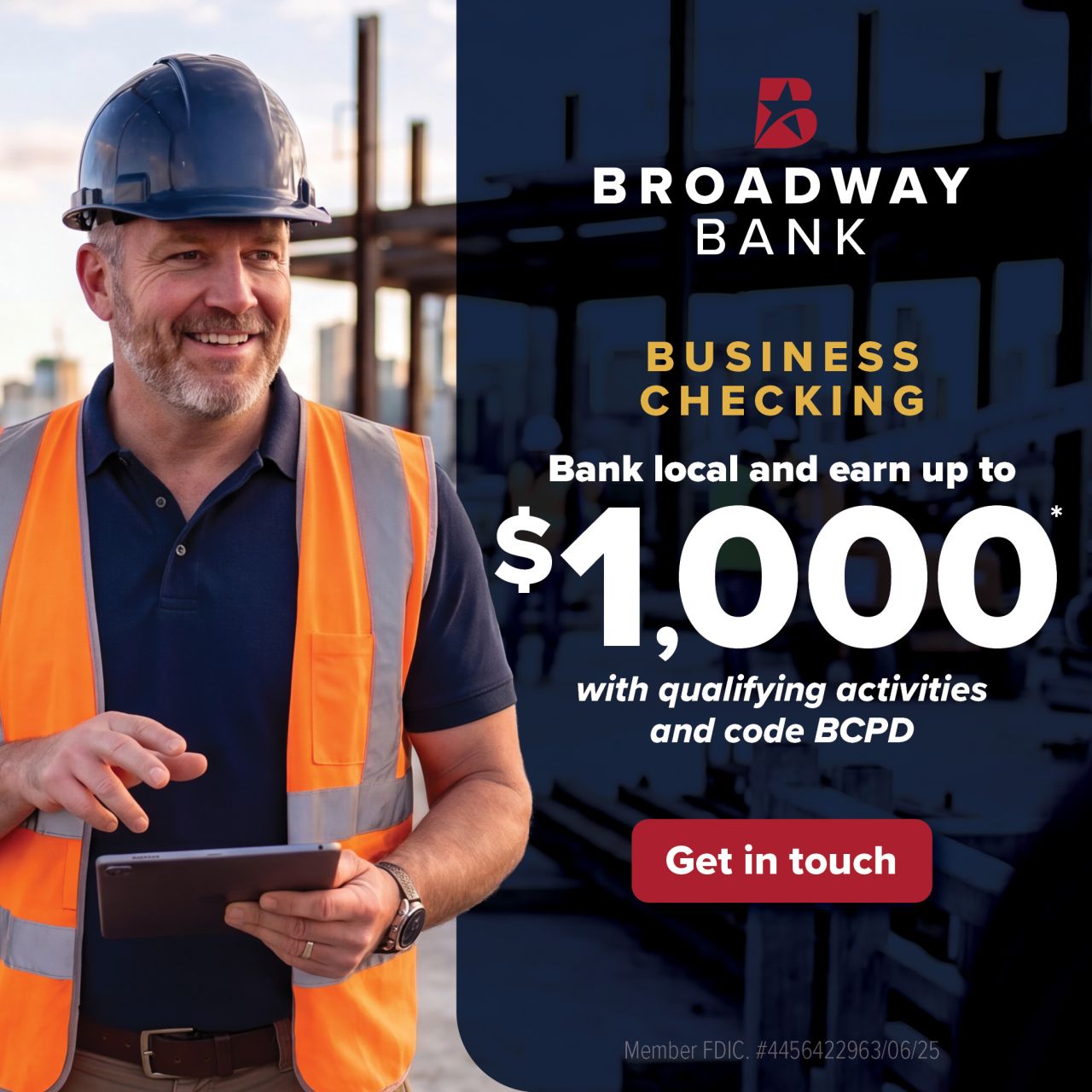 Broadway Bank ad