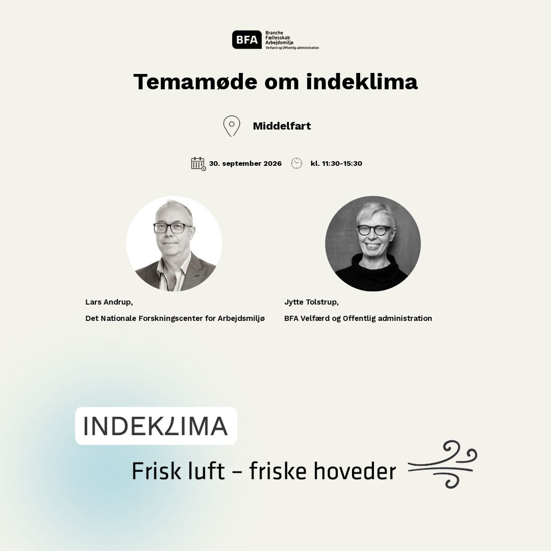 Godt arbejdsmiljø ad
