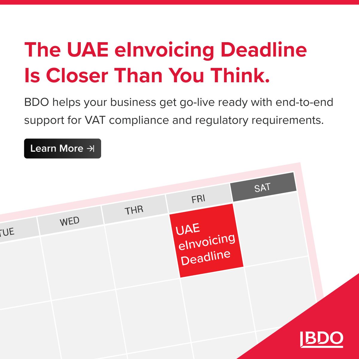 BDO UAE ad