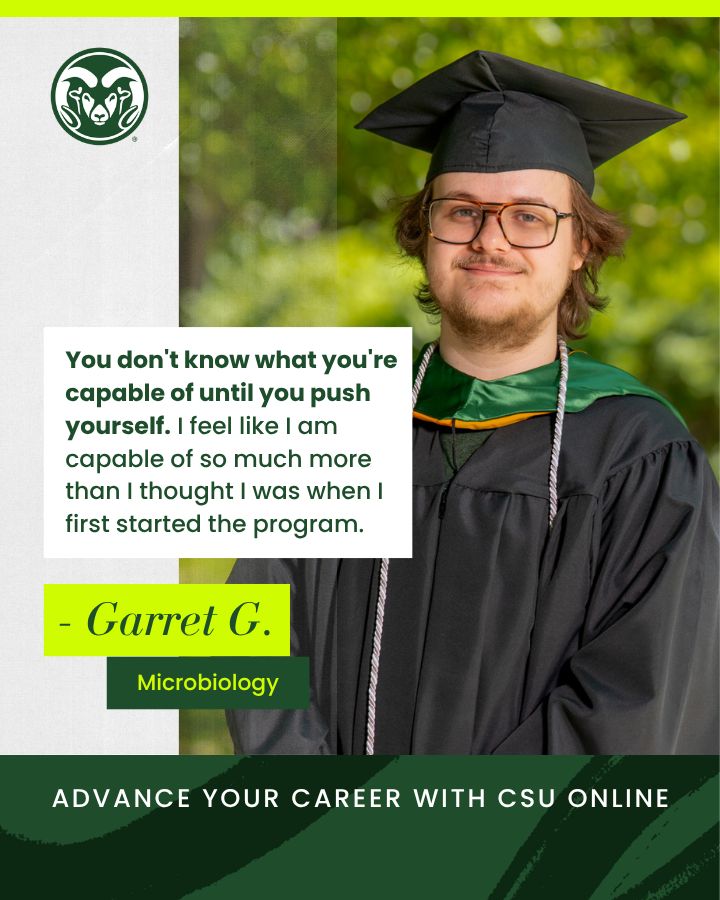 Colorado State University Online ad