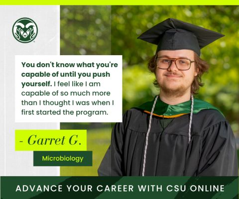 Colorado State University Online ad