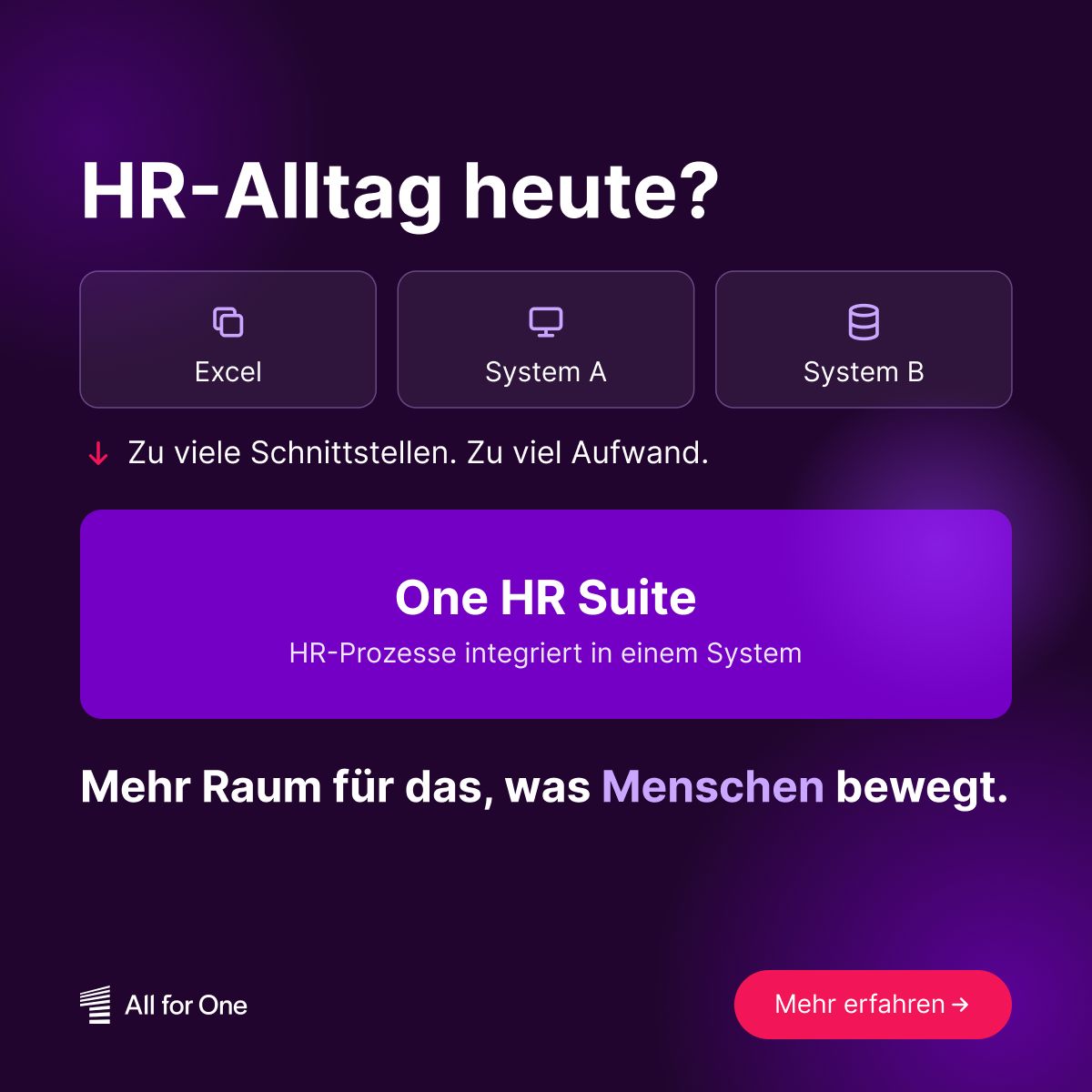 All for One | HR Consulting & Services ad
