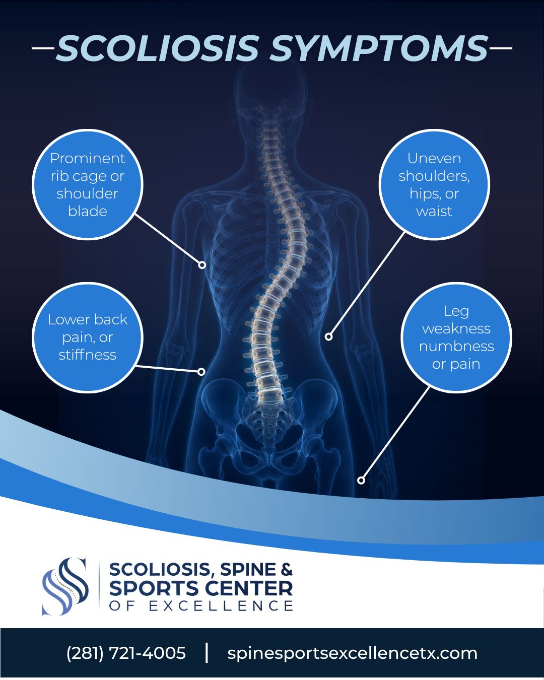 Scoliosis, Spine & Sports Center of Excellence ad