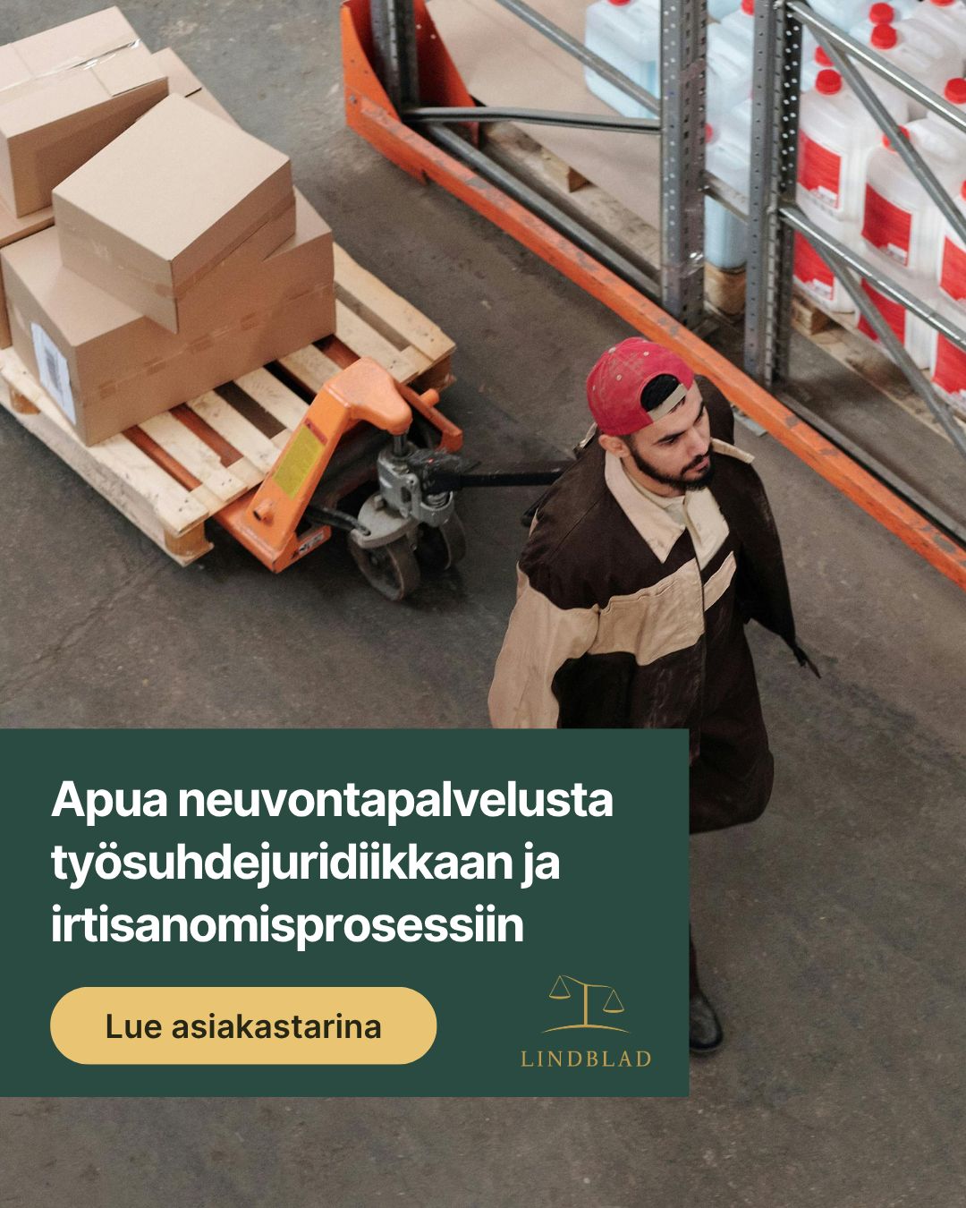 Asianajotoimisto Lindblad & Co Oy ad