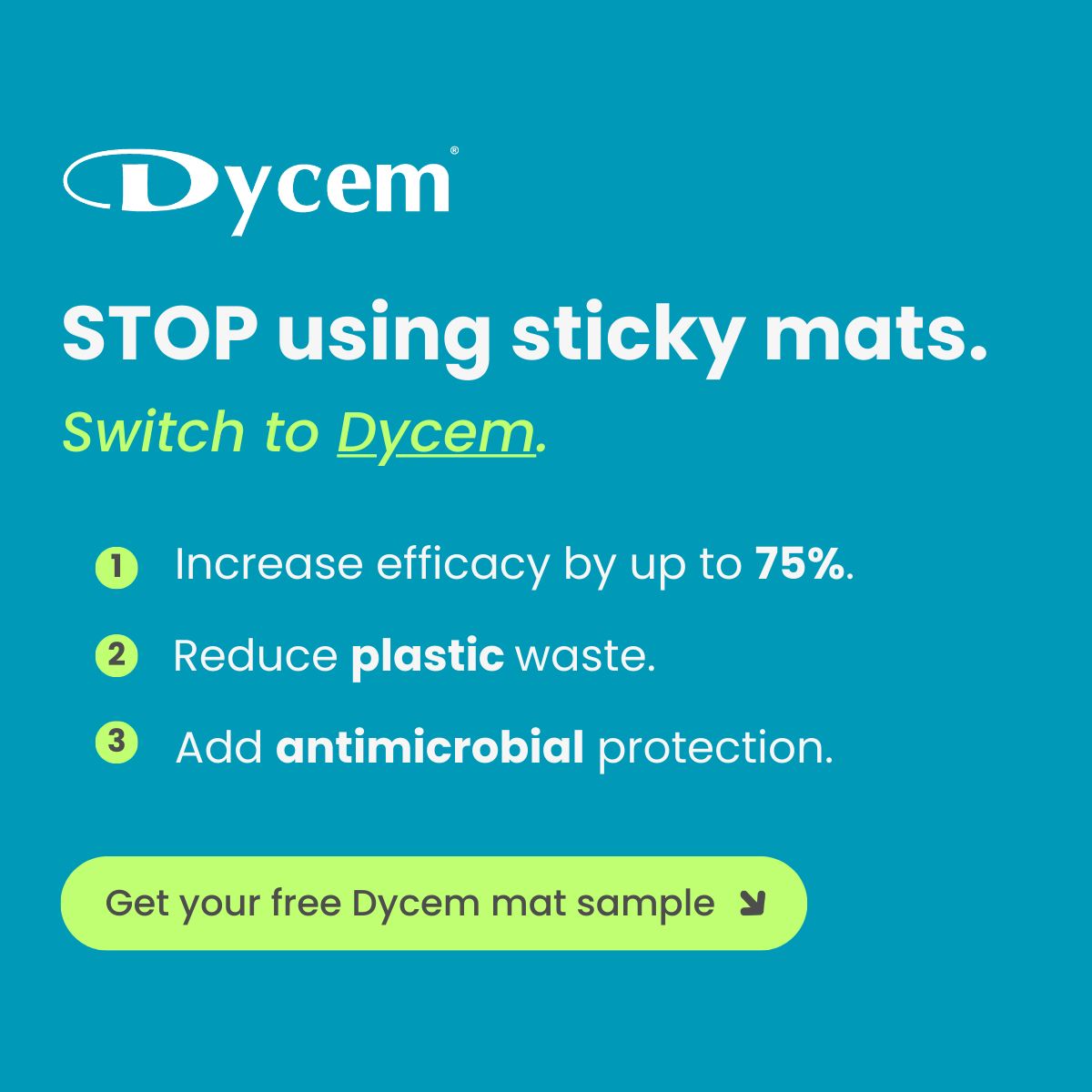 Dycem Contamination Control ad
