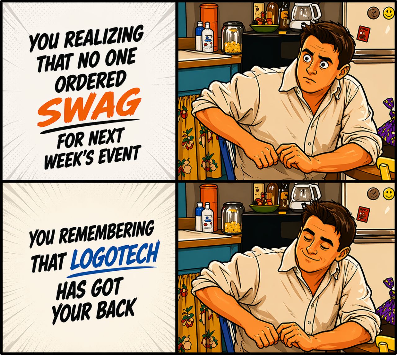 Logotech ad