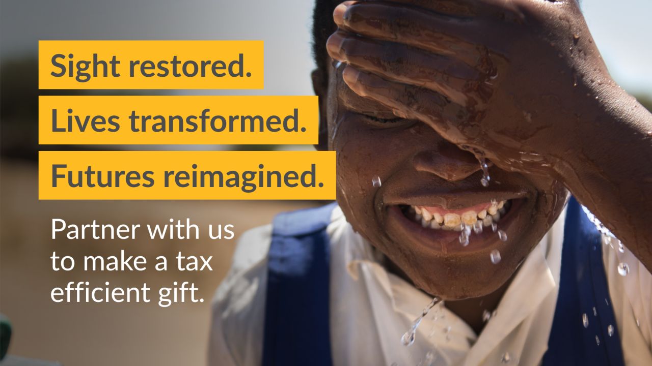 Sightsavers ad