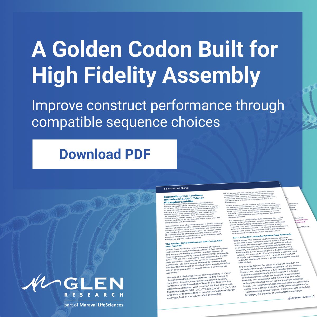Glen Research ad