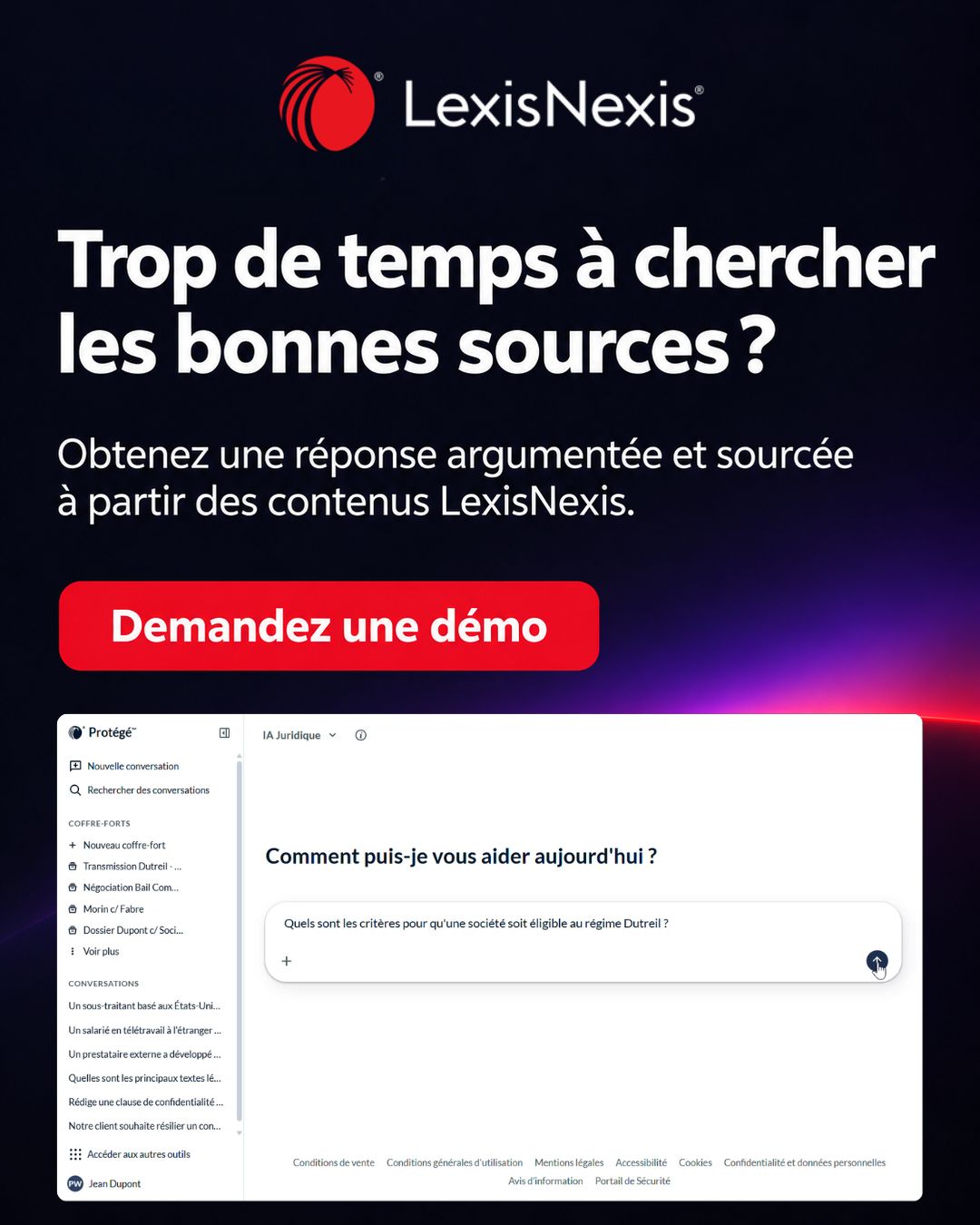 LexisNexis France ad