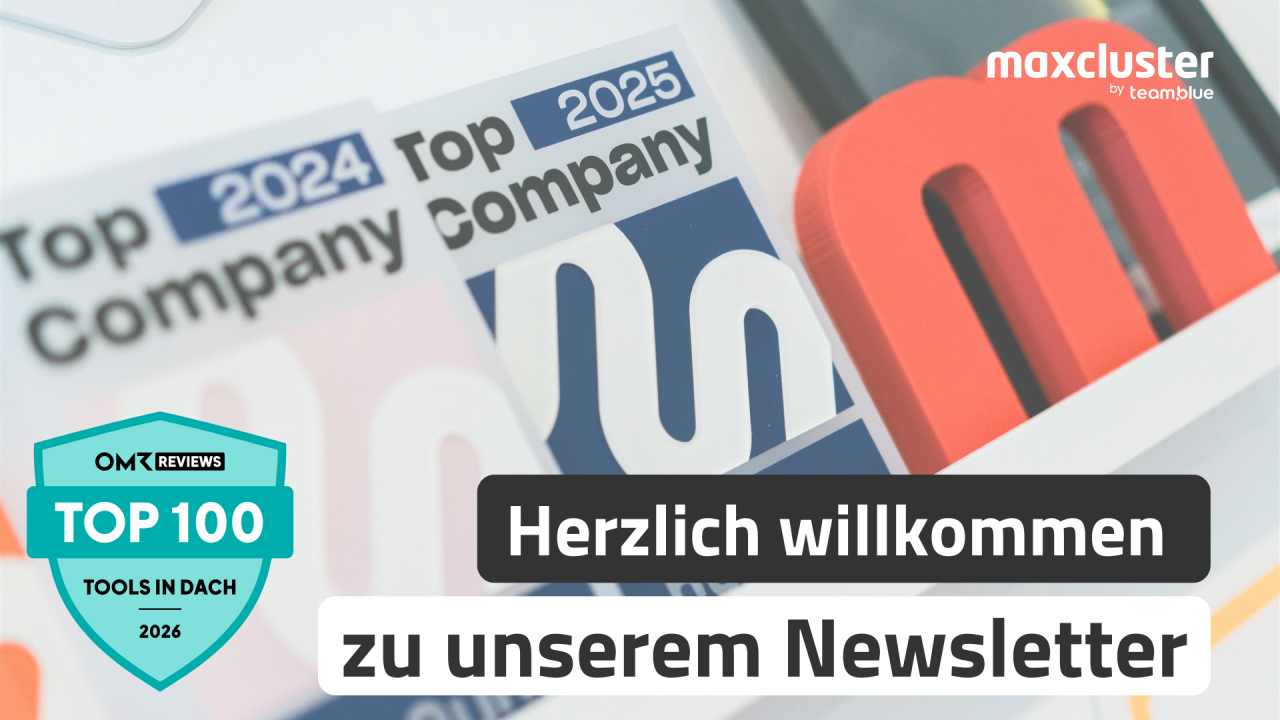 maxcluster GmbH ad