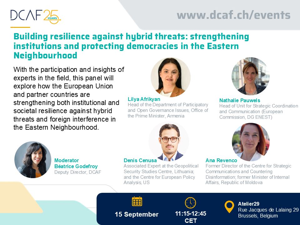 DCAF - Geneva Centre for Security Sector Governance ad