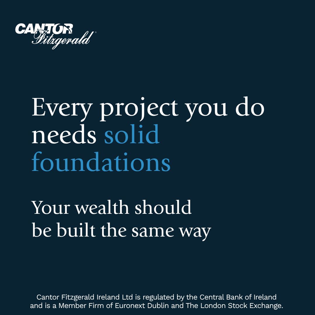 Cantor Fitzgerald Ireland ad
