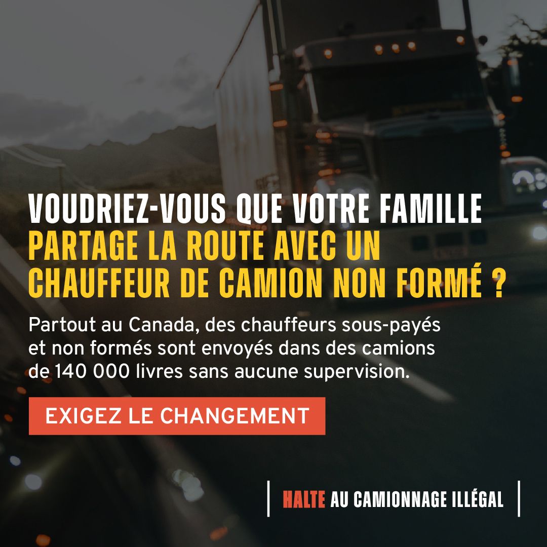Canadian Trucking Alliance ad
