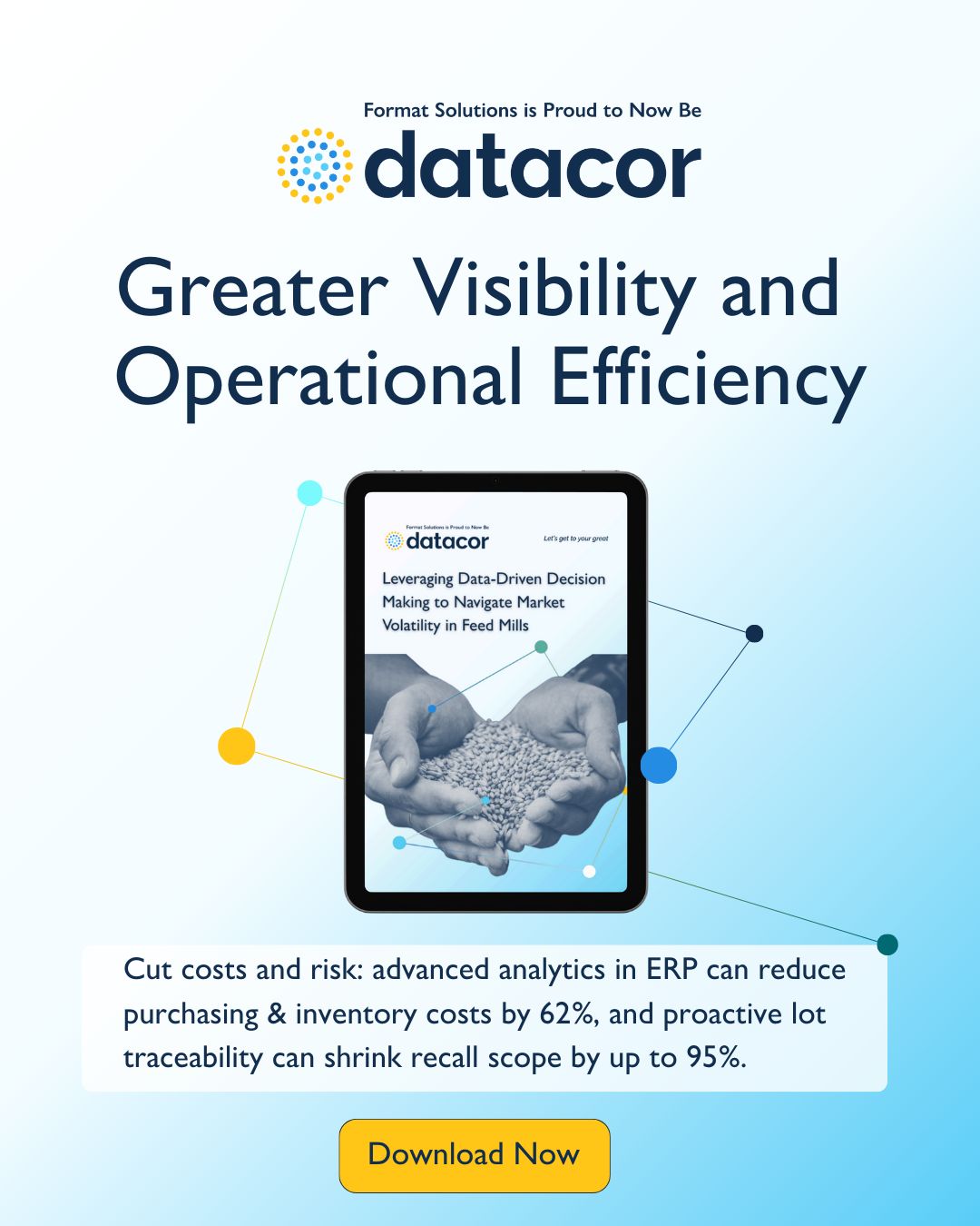 Datacor Animal Nutrition, formerly Format Solutions ad