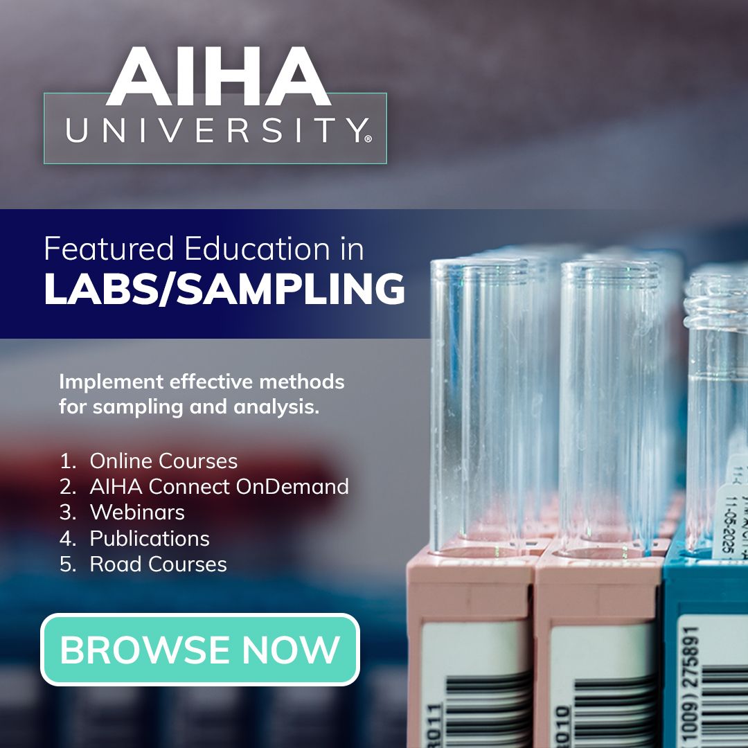 American Industrial Hygiene Association (AIHA) ad