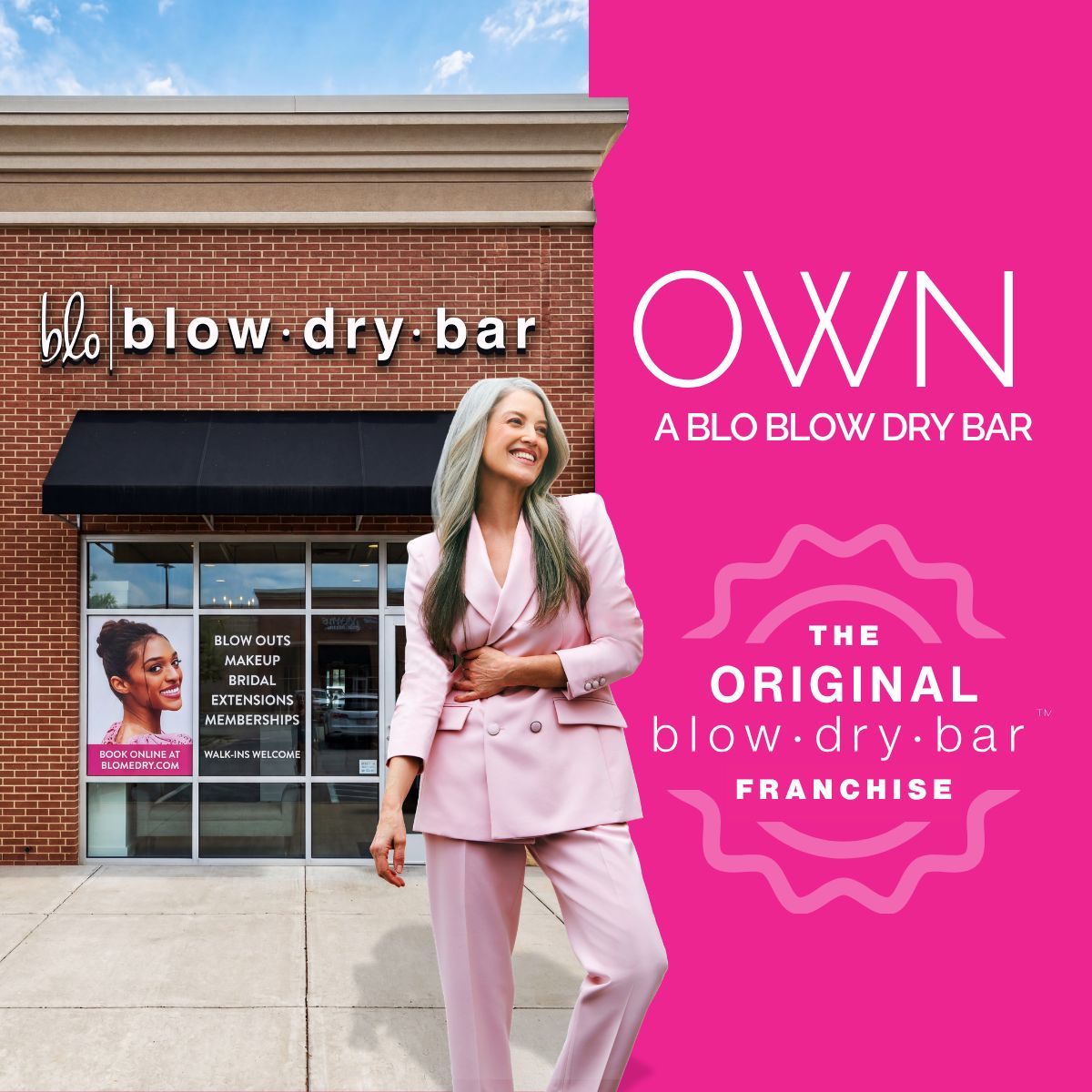 Blo Blow Dry Bar ad