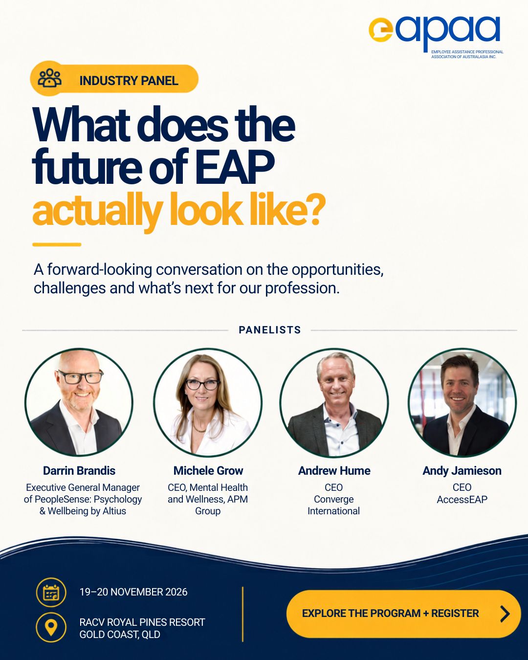 Employee Assistance Professional Association of Australasia (EAPAA) ad
