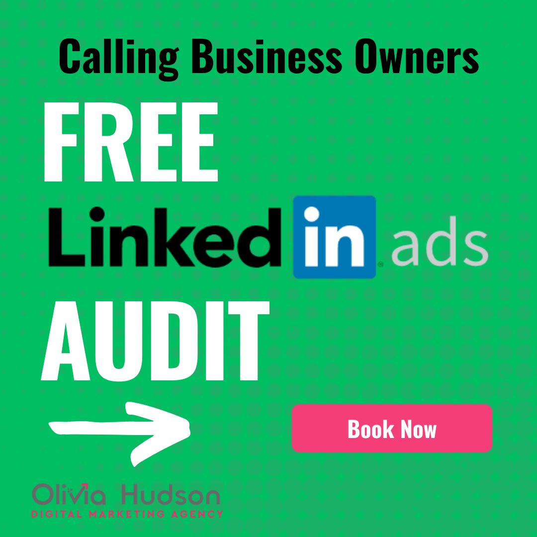 Olivia Hudson - LinkedIn Ads ad
