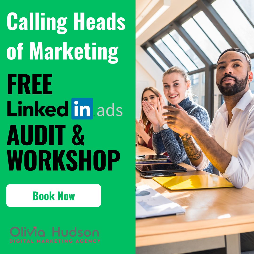 Olivia Hudson - LinkedIn Ads ad