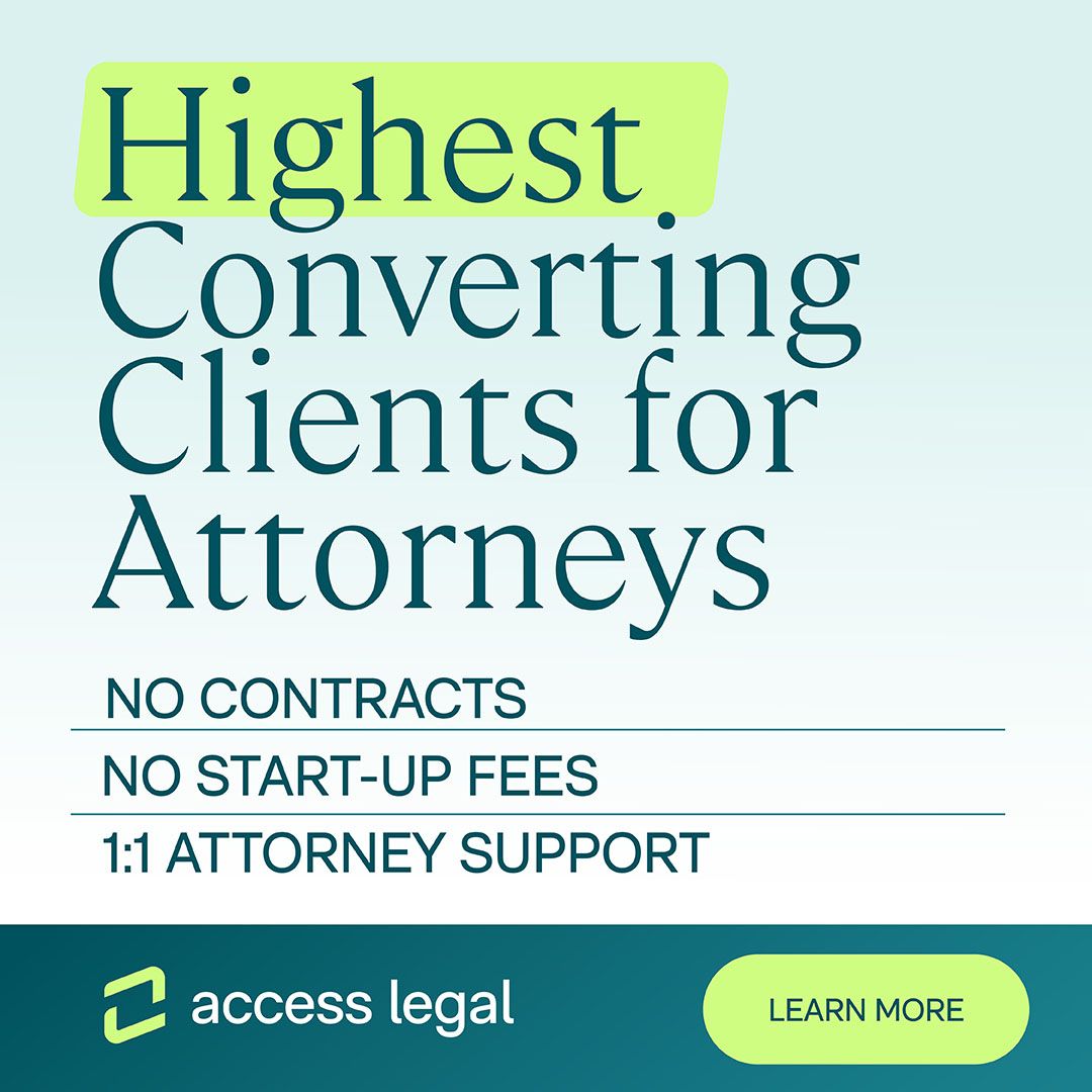 Access Legal ad