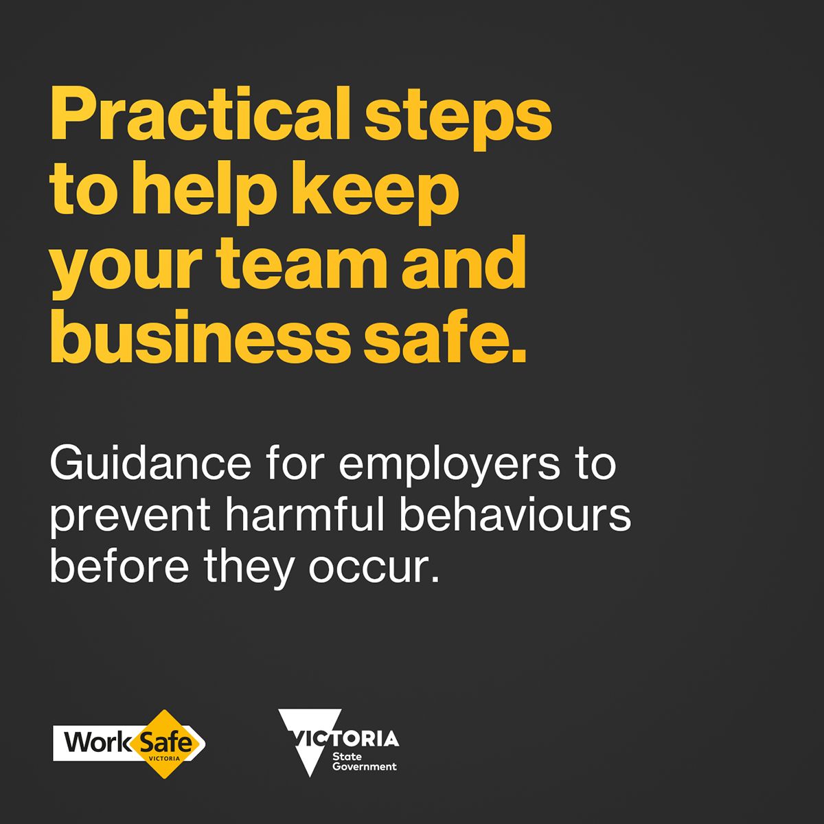 WorkSafe Victoria ad