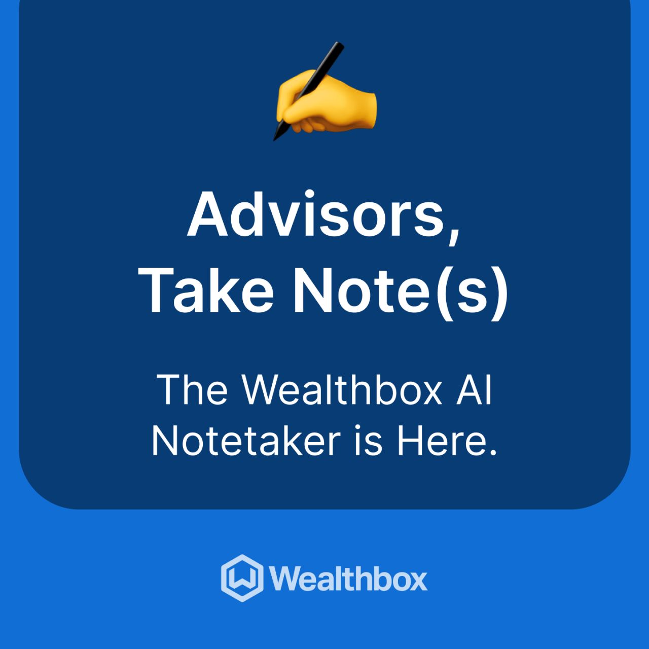 Wealthbox ad