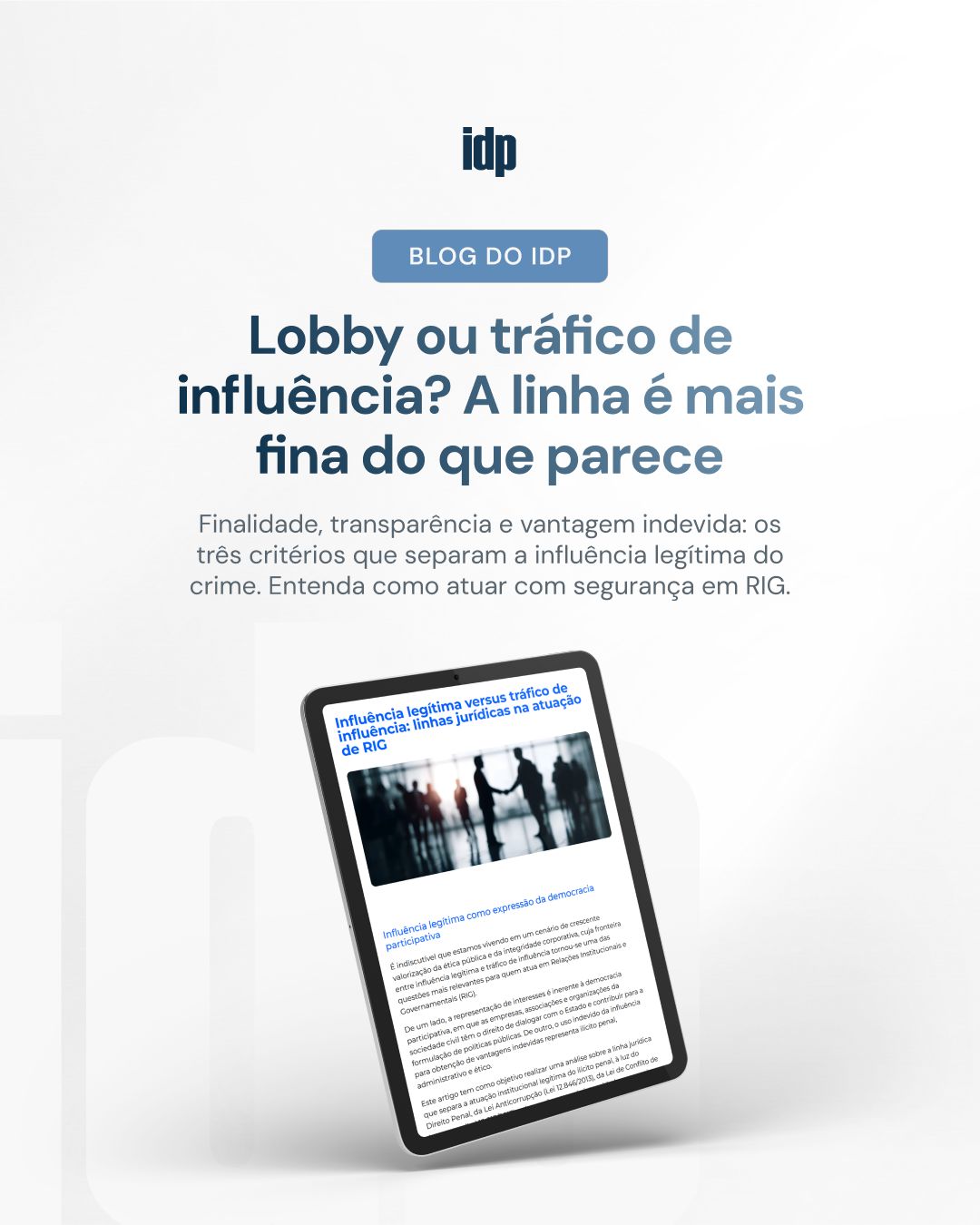 IDP | Pós-Graduações ad