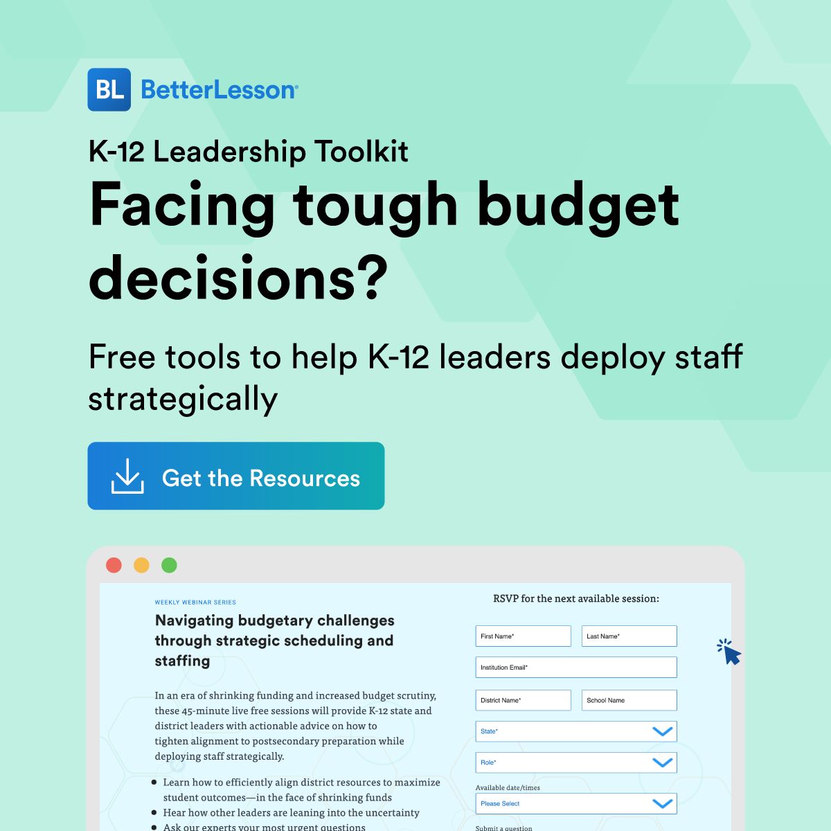 BetterLesson Learning ad